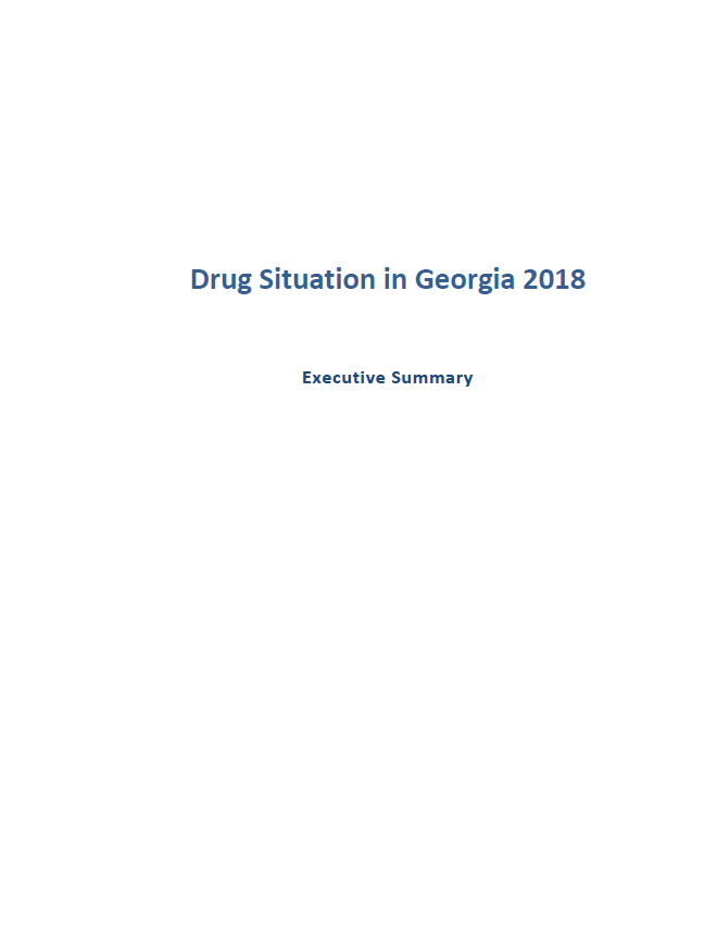 Drug Situation In Georgia 2018