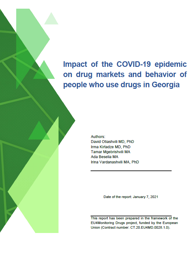 Impact Of The COVID-19 Epidemic On Drug Markets And Behavior Of People Who Use Drugs In Georgia